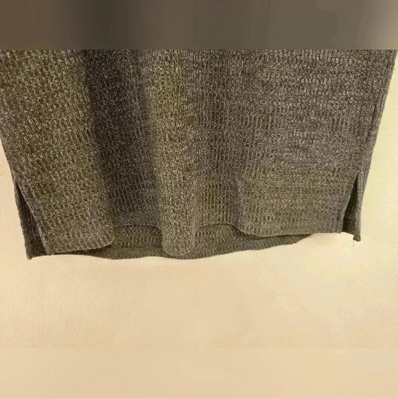 Savanna Jane Ribbed Knit Dress Women Medium Gray Floral Embroidered Boho - Picture 8 of 10